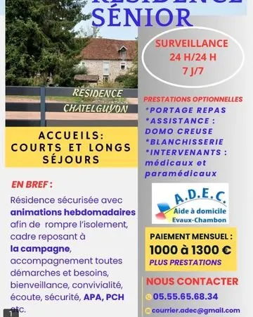 Location résidence seniors