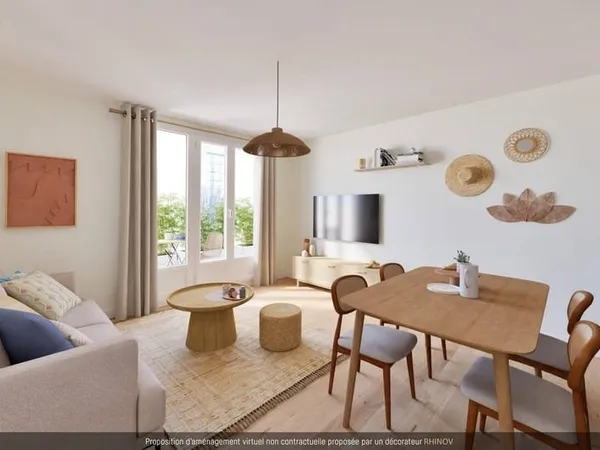 Appartement 4 pièces 69 m²