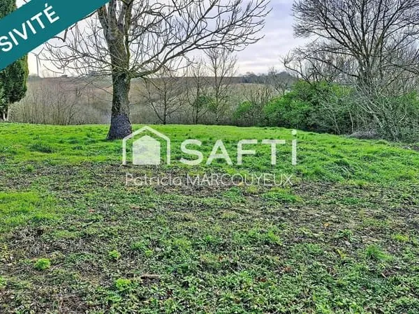 Terrain 1646m² pour accueillir votre maison