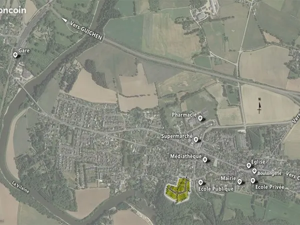 Terrain 235 m² Bourg Des Comptes