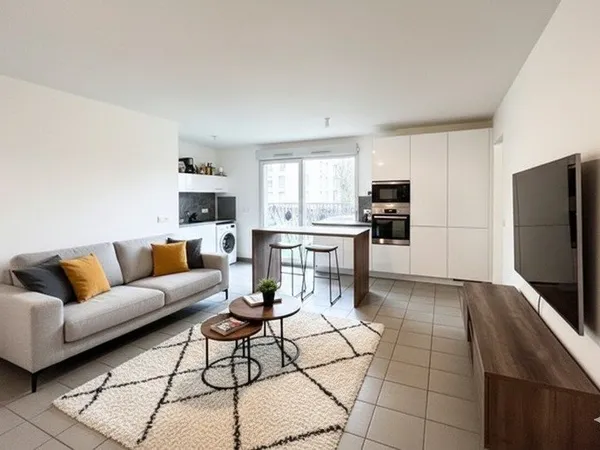 69100 VILLEURBANNE - APPARTEMENT DE 3 PIECES - TERRASSE - ASCENSEUR - CALME - SANS VIS-A-VIS - PARKI
