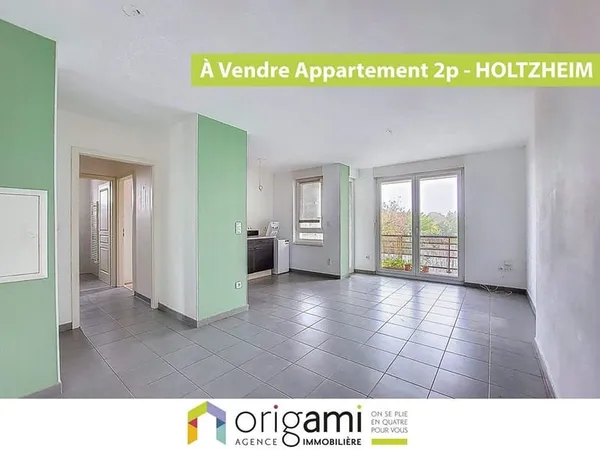 Nouveauté ORIGAMI en EXCLUSIVITE sur Holtzheim - agréable 2P avec vue dégagée