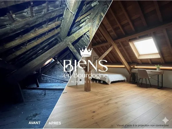 Chalon sur Saône centre ville, plateau de 39m² à rénover