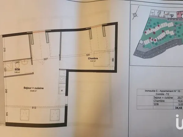 Vente Appartement 2 pièces