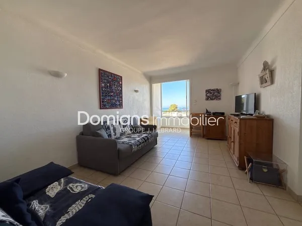 A VENDRE - APPARTEMENT F2 VUE MER - ARGELES -SUR-MER