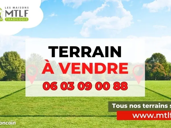 Terrain 1 241 m² Louvencourt