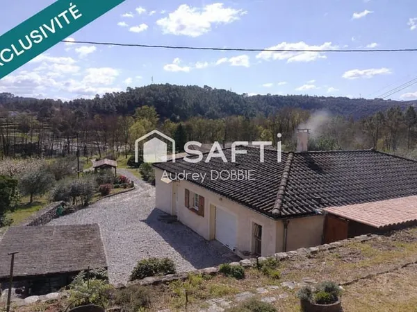 07140 : Villa de 100m² proche les Vans et rivière