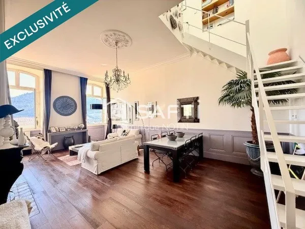 Appartement de caractère 117m² vue panoramique 2chb