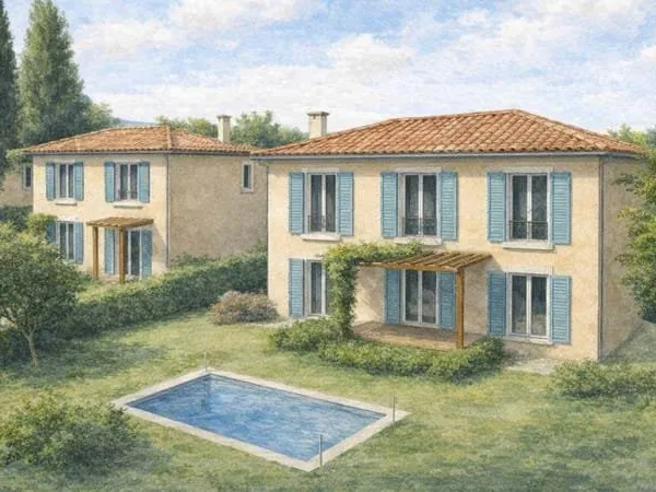 Antibes - 10 maisons neuves à 10 mn des plages