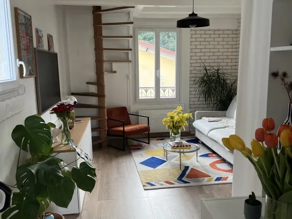 Loue appartement meublé lumineux - proche Marne & RER A