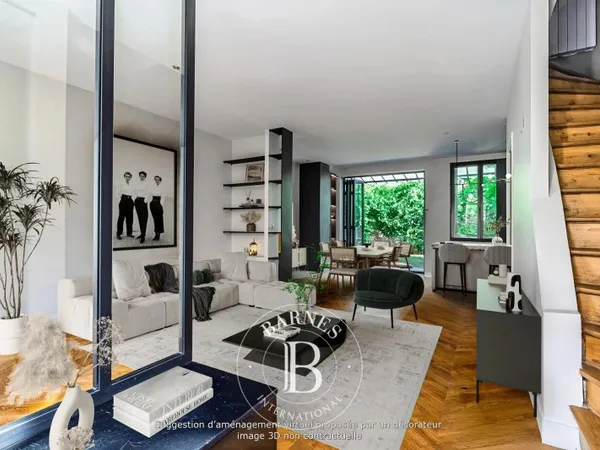 Paris 16 - Auteuil Sud - Maison familiale avec jardin - 3 chambres