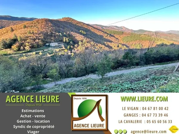 En Cévennes, Esparon, terrain d'environ 340m2, à vendre