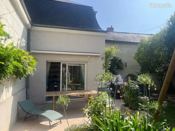Particulier loue maison 5/6 pièces, meublée, Centre-ville, 115m2+200m2 jardin+emplacement parking+dé