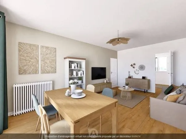 Appartement 4 pièces 76 m²