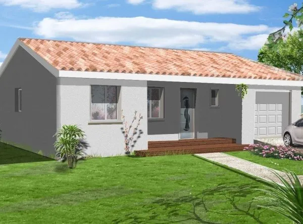 Terrain + maison 80 m²