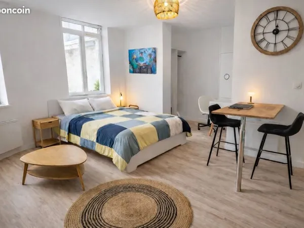 Studio meublé de 27m² avec parking sécurisé
