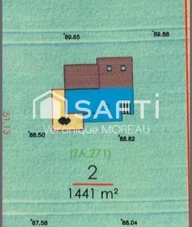 Terrain en individuel 1441 m²