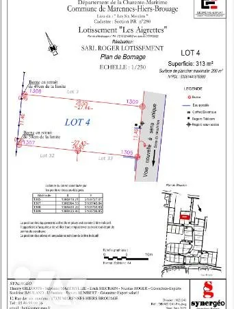 Terrain 200 m²