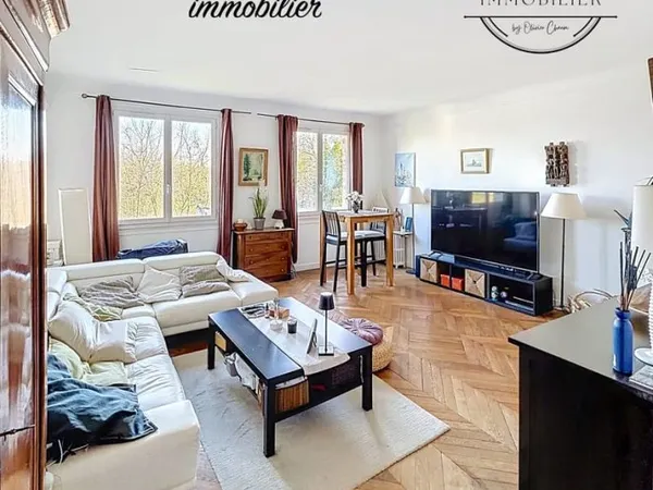 Appartement 2P 56,70m2 78750 MAreil Marly cave et jardin sép