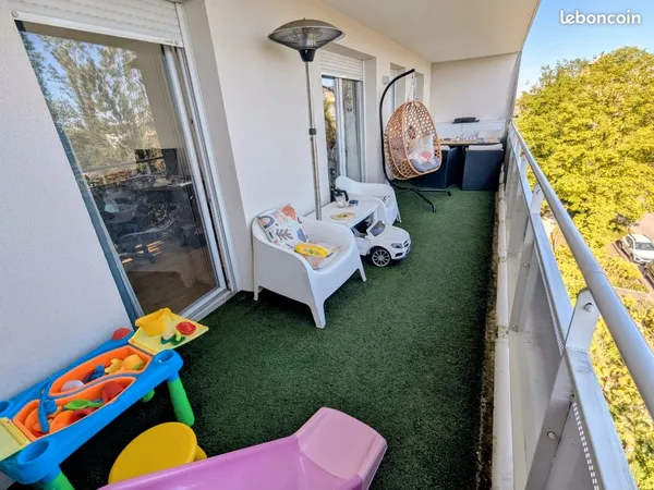 T4 avec Terrasse d'exception (18m²) + Parking - Éco-quartier