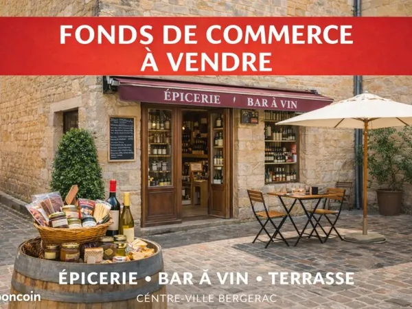 Fond de commerce Epicerie / Bar à Vin / Apéro / Sandwicherie - Hiper centre Bergerac licence 3