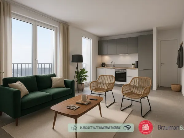 3 PIÈCES de 86m² + EXT(s) de 22m² + PKG(s)