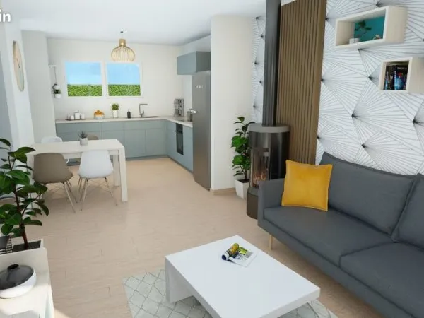 3 chambre - grand jardin - Reffuveille