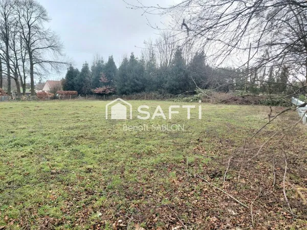 Terrain à bâtir plat, de 1139 m², hors lotissement