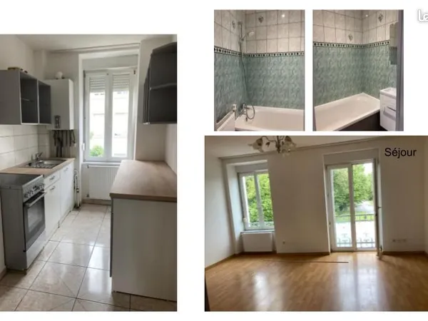 Appartement F3 / T3 de 46 m2, quartier Vauban