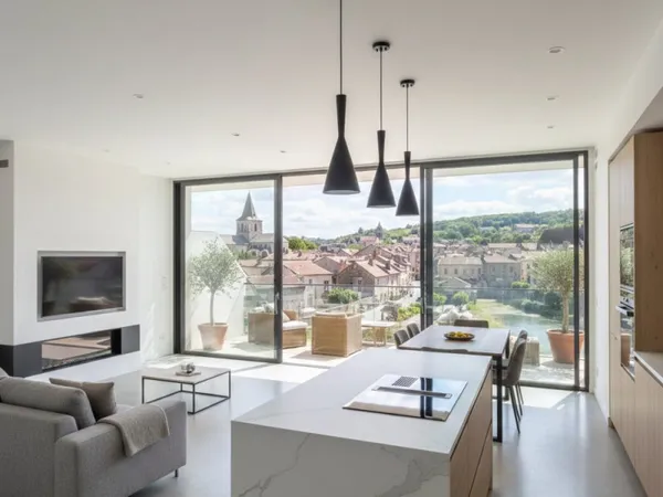 Somptueux t4 de 85m² et sa terrasse de 25 m² en dernier étage d'une résid