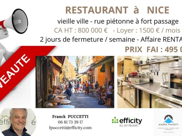 Fonds de commerce 90 m²