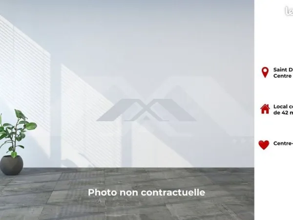 Local commercial 42 m² Saint-Denis
