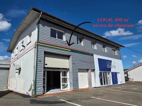 A VENDRE DAX Plateau brut 100 m² ? projet loft ou division