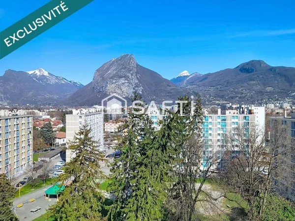 Appartement 3 pièces 77m² traversant avec vue dégagée au dernier étage
