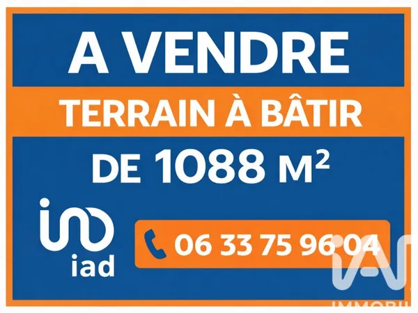 Terrain 1088 m²