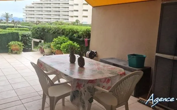 Beau T2 avec grande terrasse vue mer et parking