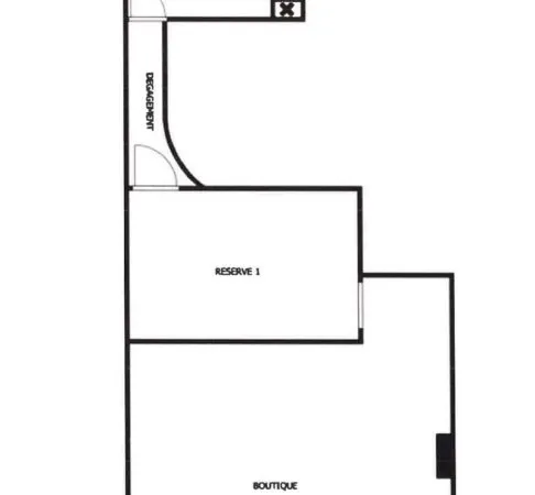 Boutique 2 pièces 60 m²