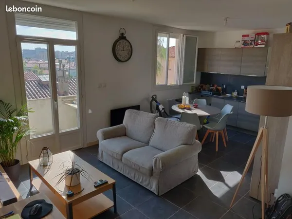 Particulier loue Appartement F2 rénové avec cave et balcon- Proche université de Perpignan, quartier