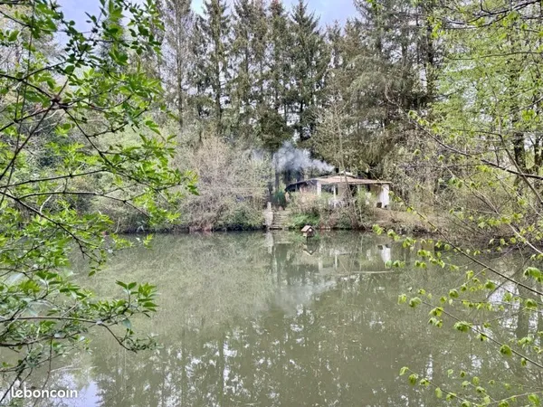 Lot terrains plus étangs Rocroi frontière belge