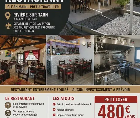 A céder bail commercial + matériel
