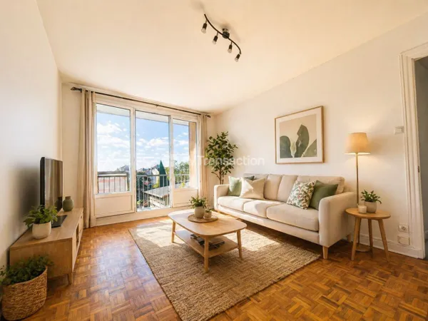 T3 Renove de 54m2- Balcon - Parking- Cave- A 2 PAS DU METRO A