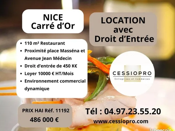 Restaurant 110 m² Nice