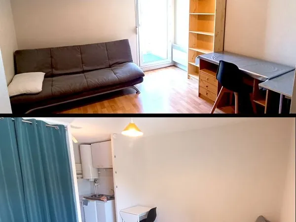 Studio 17,40 m² avec balcon au Creusot