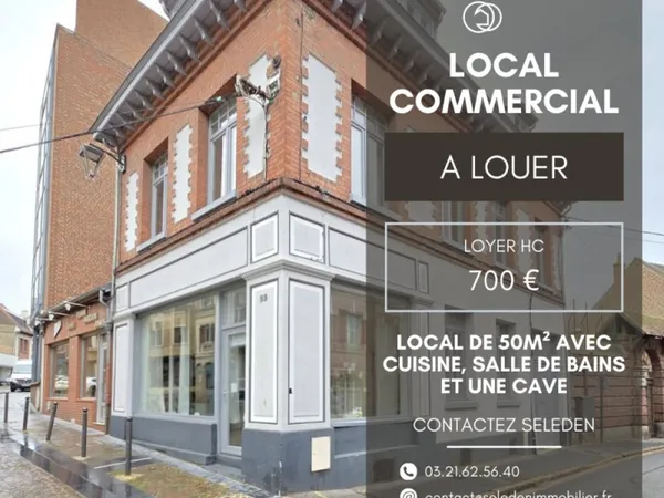 Local commercial de 50m2 à BETHUNE