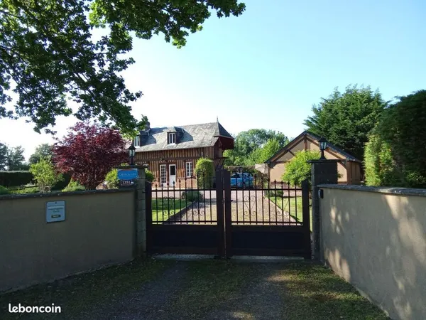 Authentique Longère Normande + Maison d'amis/Gîte sur 2000m² - Pays d'Auge (Proche Mer)