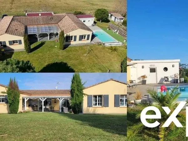 Très belle villa familiale de 245 m² avec piscine au sel et ch