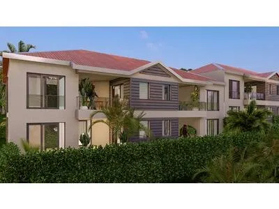 À vendre : Appartement T3 en R+1 à Sainte Anne - MAGNIFIQUE VUE MER