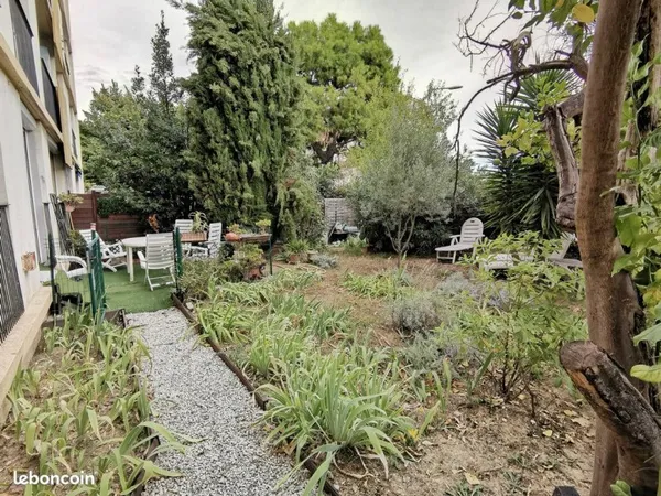 Vend 3 pièces + jardin Nice Nord