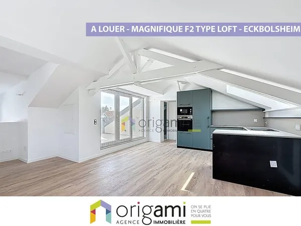 Nouveauté à louer - Magnifique appartement 2 pièces type loft