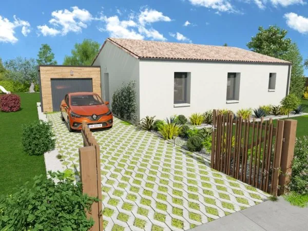 Projet de construction d'une maison 69.93 m² avec terrain à POITIERS (86)